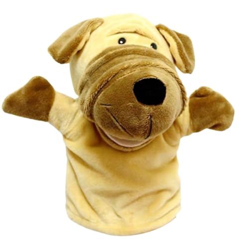 Wiclnyg Handpuppen für Babys,Handpuppen für Hunde,Tierpuppen Plüschpuppe | Interaktive Spielzeug-Kinderpuppen, ausgestopfter Hundeplüsch für Showtheater, Rollenspiele, Geschichtenerzählen von Wiclnyg