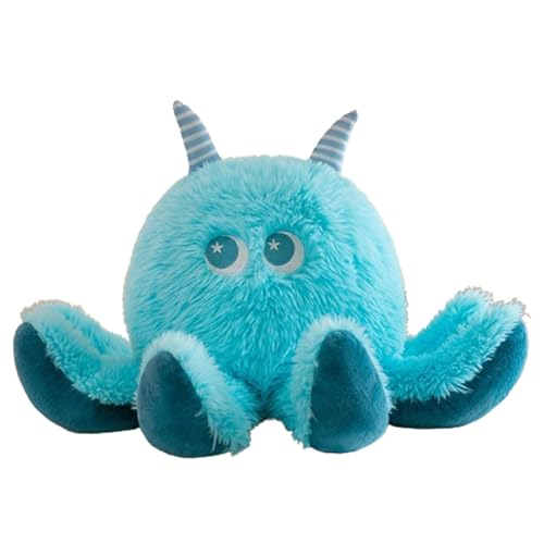 Wiclnyg Plüsch-Oktopus-Puppe für Kinder,Kinder-Oktopus-Puppe - Weiches Cartoon-Oktopus-Plüschtier zum Kuscheln,Plüschpuppenfigur, Stofffigur für Hotel, Schlafzimmer, Studentenwohnheim, Sofa von Wiclnyg