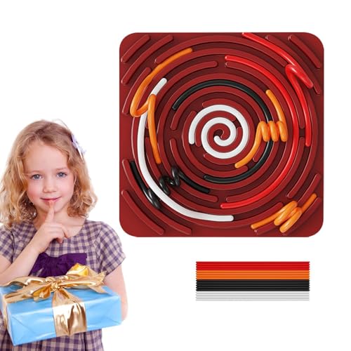 Wiclnyg Sensorisches Aktivitätsbrett aus Silikon, Beruhigungsspielzeug | Beruhigendes Fidget-Spielzeug aus Silikon - Sensorisches Zappelspielzeug aus Silikon, leises Kinderbrett, lautloses von Wiclnyg