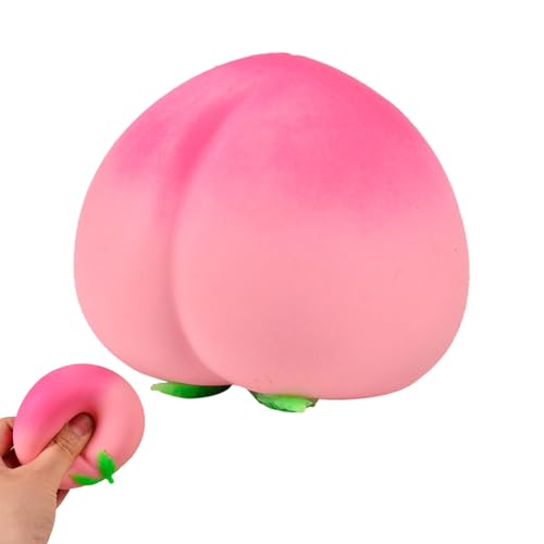 WideSmart Stressball,Dekompression Pfirsich Stressball Kinder Anti Stress Spielzeug Anti Stress Bälle Antistressball Stressball Erwachsene Antistressball Kinder Stressbälle Sensorik Spielzeug von WideSmart