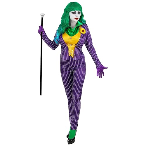 W WIDMANN MILANO Party Fashion - Kostüm Evil Clown, Jacke mit Bluse, Weste, Hose und Handschuhe, Killer Clown, Halloween, Karneval, Mottoparty von W WIDMANN MILANO Party Fashion