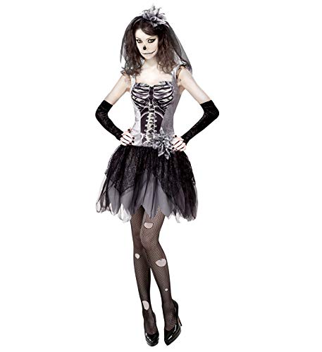 W WIDMANN MILANO Party Fashion - Kostüm Skelettbraut, Kleid, Totenbraut, Halloween von W WIDMANN MILANO Party Fashion