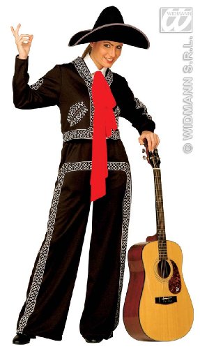 Mexikanische Sängerin Kostüm für Damen - L von Widmann