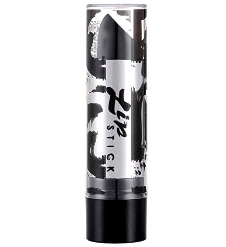 WIDMANN 1965N Lippenstift für Damen, Erwachsene, Angel Schwarz, Dunkel, Gothic, Teufel, Halloween, Karneval, 6 ml, Schwarz von WIDMANN