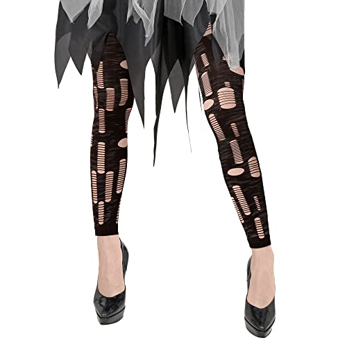 Widmann - Leggings Zombie, zerfetzt, Strumpfhose, Halloween, Karneval, Mottoparty von W WIDMANN MILANO Party Fashion