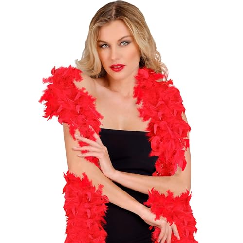 W WIDMANN MILANO Party Fashion - Federboa, Länge circa 180 cm, 50 g, zweifarbig oder einfarbig, Feder-Schal, Accessoire, Kostüm, Karneval, Halloween von W WIDMANN MILANO Party Fashion