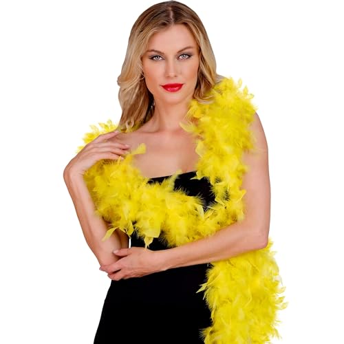 W WIDMANN MILANO Party Fashion - Federboa, Länge circa 180 cm, 50 g, zweifarbig oder einfarbig, Feder-Schal, Accessoire, Kostüm, Karneval, Halloween von W WIDMANN MILANO Party Fashion