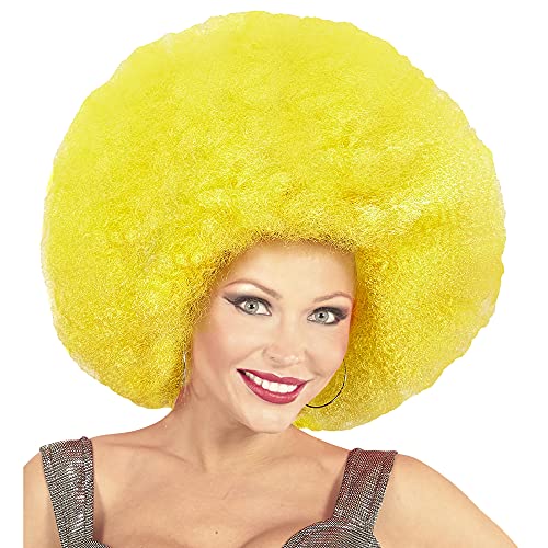 Top quality "YELLOW OVERSIZED AFROWIG" in polybag - von W WIDMANN MILANO Party Fashion