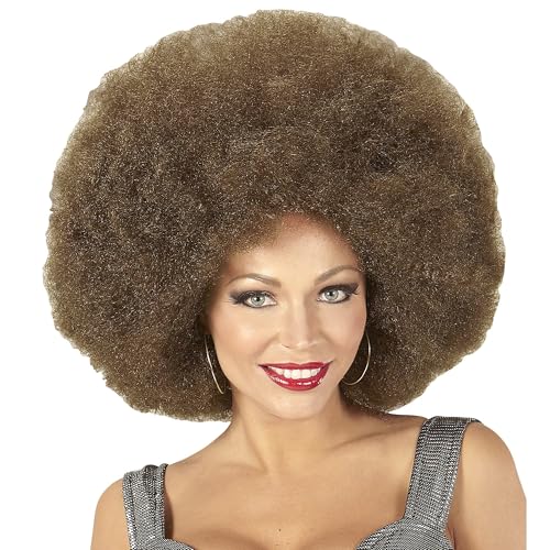 Top quality "YELLOW OVERSIZED AFROWIG" in polybag - von W WIDMANN MILANO Party Fashion