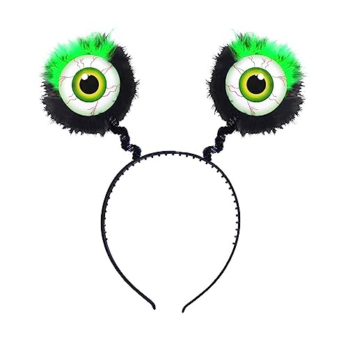 Widmann 09685 - Haarreif mit Augen und Federn, Accessoire, Monster, Mottoparty, Karneval von W WIDMANN MILANO Party Fashion