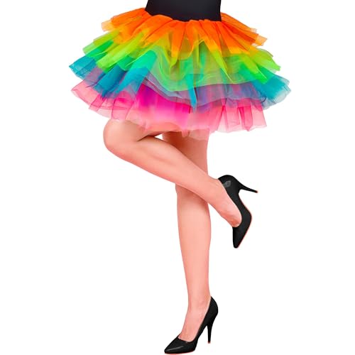 W WIDMANN MILANO Party Fashion 10344 - Tutu Regenbogen für Erwachsene, Tüllrock, Tänzerinnen, Karneval, Mottoparty W WIDMANN MILANO Party Fashion 10344 - Tutu Regenbogen für Erwachsene, Tüllrock, Tänzerinnen, Karneval, Mottoparty von W WIDMANN MILANO Party Fashion