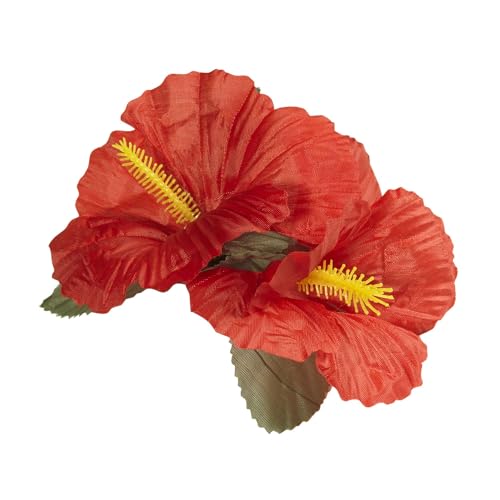 Widmann - Hibiskus Haarspange, 2 Hibiskus, Hawaii, Haarschmuck, Haarclip von W WIDMANN MILANO Party Fashion