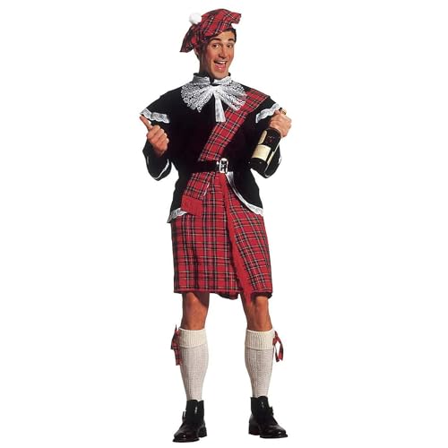 Widmann - Kostüm Schotte, Jacke mit Jabot, Kilt, Gürtel, Schleife für Strümpfe, Hut, Karneval, Mottoparty von W WIDMANN MILANO Party Fashion