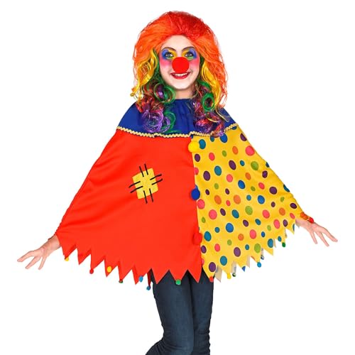 W WIDMANN MILANO Party Fashion 48147 - Kinderkostüm Clown, Poncho, Überwurf, Kasper, Mottoparty, Karneval W WIDMANN MILANO Party Fashion 48147 - Kinderkostüm Clown, Poncho, Überwurf, Kasper, Mottoparty, Karneval von W WIDMANN MILANO Party Fashion
