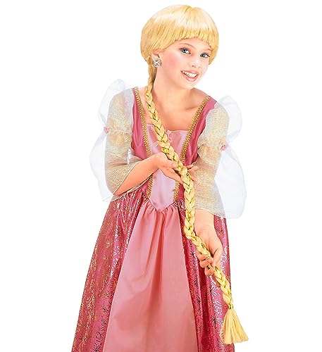 W WIDMANN MILANO Party Fashion 6290R - Perücke Rapunzel, blond, mit extralangem Zopf, Märchen, Karneval, Mottoparty von W WIDMANN MILANO Party Fashion