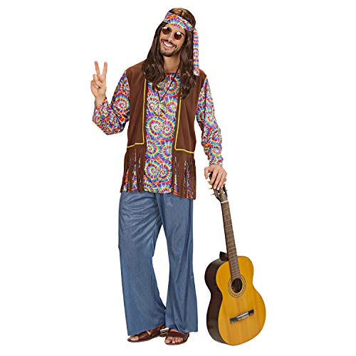 WIDMANN MILANO PARTY FASHION - Kostüm Psychedelic Hippie Mann, Flower Power, Reggae, Faschingskostüme von W WIDMANN MILANO Party Fashion