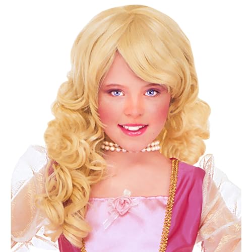 W WIDMANN MILANO Party Fashion B6291 - Kinderperücke Prinzessin, Blond, Karneval, Mottoparty von W WIDMANN MILANO Party Fashion