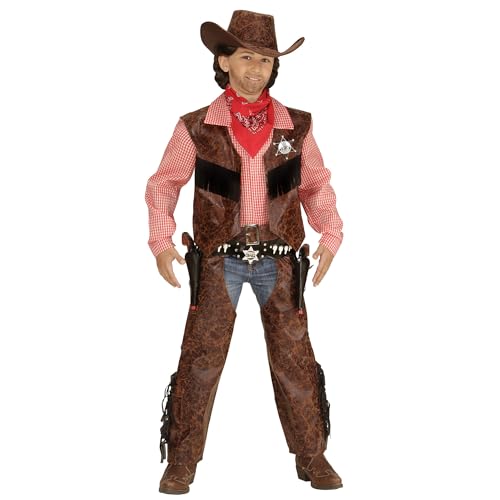 WELLCHY Cowboy Costume Bambino, Vestito Carnevale Cowboy Bambino