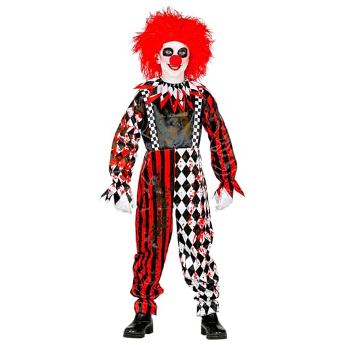 WIDMANN MILANO PARTY FASHION - Kinderkostüm Killer Clown, Horror Zirkus Clown, Psycho, Killer, Halloween von W WIDMANN MILANO Party Fashion