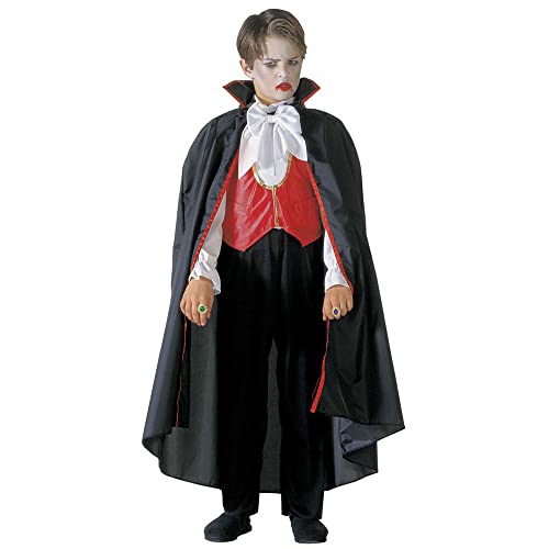 W WIDMANN MILANO Party Fashion - Kinderkostüm Vampir, Hemd mit Hose, Weste, Fliege, Umhang, Blutsauger, Dracula, Motto-Party, Karneval, Halloween von W WIDMANN MILANO Party Fashion