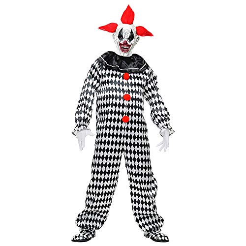 W WIDMANN MILANO Party Fashion - Kostüm Circus Clown, Overall, Killer Clown, Horrer, Harlekin, Halloween, Karneval, Schwarz/Weiß W WIDMANN MILANO Party Fashion - Kostüm Circus Clown, Overall, Killer Clown, Horrer, Harlekin, Halloween, Karneval, Schwarz/Weiß von W WIDMANN MILANO Party Fashion