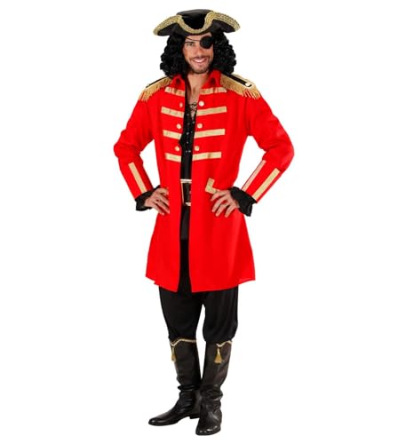 Widmann - Kostüm Piraten Kapitän, Mantel und Hut, Seeräuber, Freibeuter, Karneval, Mottoparty von W WIDMANN MILANO Party Fashion