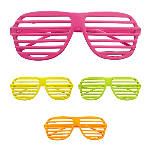 Widmann NEON SHUTTER GLASSES Pink, Grün, Gelb, Orange von WIDMANN MILANO PARTY FASHION