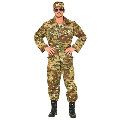 Widmann - Kostüm Soldat, Uniform, Camouflage, Army, Militär, Faschingskostüme, Karneval von W WIDMANN MILANO Party Fashion