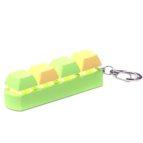 Widybord 1 Stück Dekompressions-Spielzeug Keyboard Clicker Toy Keyboard Cube-Spielzeug Kunststoffknopf Stressabbau für Erwachsene Geschenke, E von Widybord