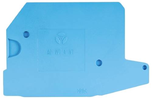 Wieland Electric 07.313.4355.0 Abschlussplatte Blau 10St. von Wieland Electric