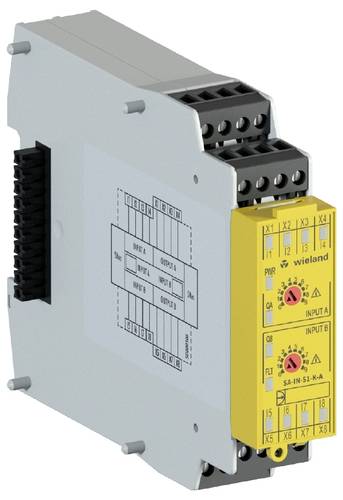 Wieland R1.180.0070.0 SA-IN-S1-K-A DC 24V I/O-Modul Schraubklemme von Wieland