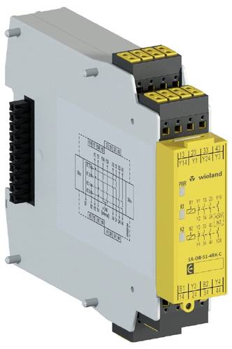 Wieland R1.180.0430.0 SA-OR-S1-4RK-C DC 24V I/O-Modul Federkraftklemme von Wieland Electric