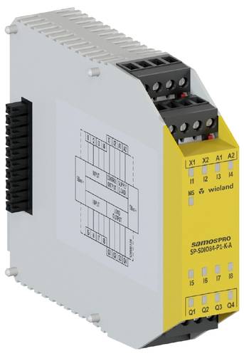 Wieland R1.190.0030.0 SP-SDIO84-P1-K-A DC 24V I/O-Modul Schraubklemme von Wieland Electric