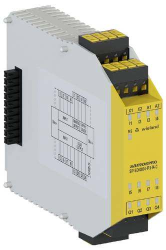 Wieland R1.190.0040.0 SP-SDIO84-P1-K-C DC 24V I/O-Modul Federkraftklemme von Wieland Electric