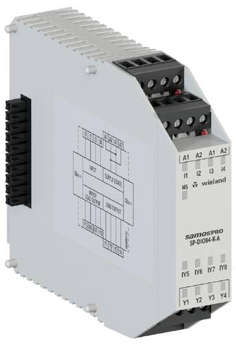 Wieland R1.190.1050.0 SP-DIO84-K-A DC 24V I/O-Modul Schraubklemme von Wieland