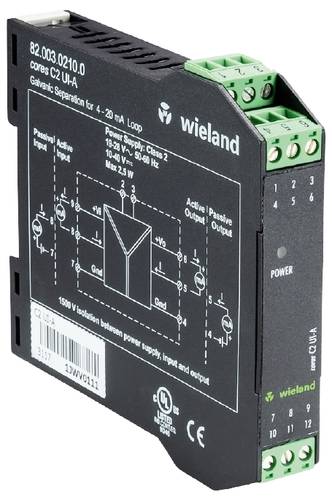 Wieland cores C2 UI-A 82.003.0210.0 Trennverstärker 1St. von Wieland Electric