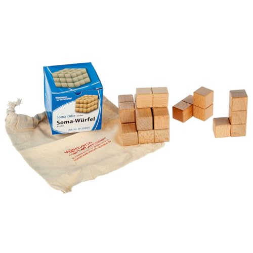 Soma-Würfel aus Naturholz, 6 x 6X 6 cm, Knobelspiel, Konzentrationstraining | Wiemann Lehrmittel Soma-Würfel aus Naturholz, 6 x 6X 6 cm, Knobelspiel, Konzentrationstraining | Wiemann Lehrmittel von Wiemann Lehrmittel