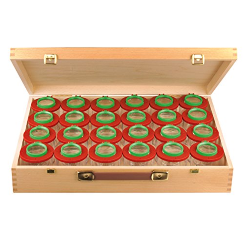 Wiemann Lehrmittel Becherlupen-Set für Kinder, Kinderlupen-Set im Holzkoffer, Lupenbecher Lupendose Dosenlupe, 24 Stück Wiemann Lehrmittel Becherlupen-Set für Kinder, Kinderlupen-Set im Holzkoffer, Lupenbecher Lupendose Dosenlupe, 24 Stück von Wiemann Lehrmittel