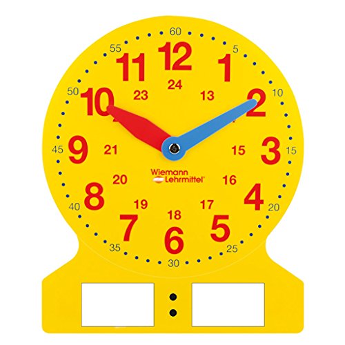 Wiemann Lehrmittel Große Demonstrationsuhr mit analoger und digitaler Zeitdarstellung von Wiemann Lehrmittel