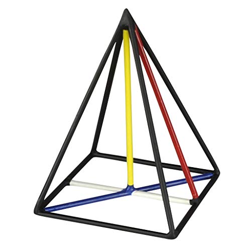 Wiemann Lehrmittel Kantenmodell Quadratische Pyramidenspitze, Kantenlänge Grundseite 150 mm von Wiemann Lehrmittel