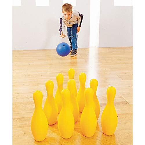 Wiemann Lehrmittel Soft-Bowling-Set für Kinder aus Schaumstoff, inkl. Tasche von Wiemann Lehrmittel