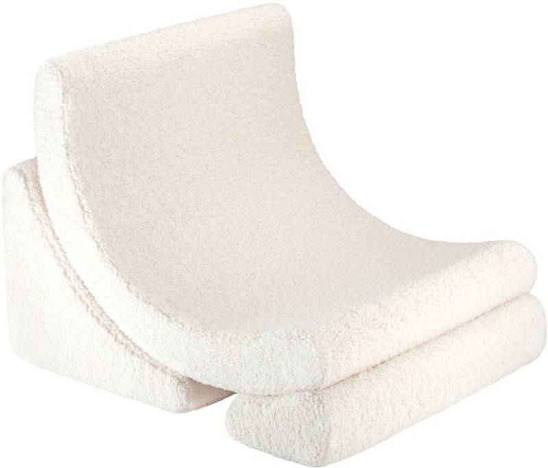 Wigiwama Mond Sessel, Cream White, Kindersessel von Wigiwama