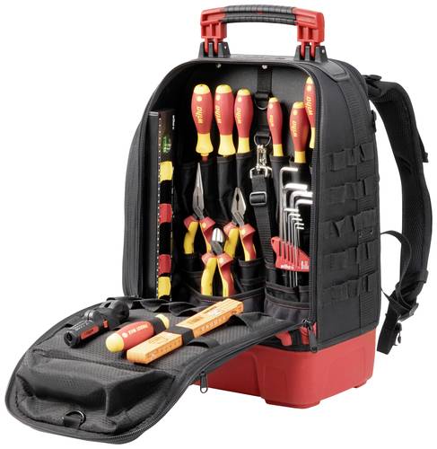 Wiha 45528 Elektriker Werkzeugrucksack bestückt 27teilig (L x B x H) 385 x 260 x 530mm von Wiha