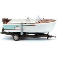 WIKING 009504 1:87 Motorboot auf Anhänger WIKING 009504 1:87 Motorboot auf Anhänger von Wiking