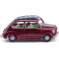 WIKING 009908 1:87 Fiat 600 - weinrot von Wiking