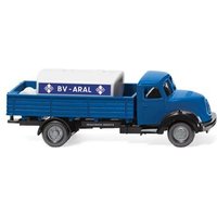 WIKING 043803 1:87 Pritschen-Lkw mit Aufsatztank (Magirus Sirius) "Aral" von Wiking