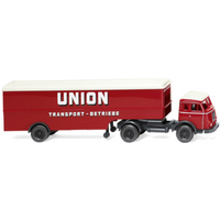 WIKING 051323 1:87 Koffersattelzug (Henschel) "Union-Transport" von Wiking