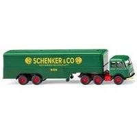 WIKING 051327 1:87 Koffersattelzug (MB LPS 333) "Schenker" von Wiking