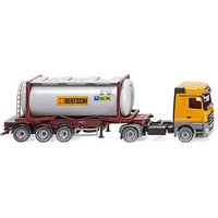 WIKING 053602 1:87 Tankcontainersattelzug Swap (MB Actros) "Bertschi" von Wiking