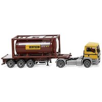 WIKING 053604 1:87 Tankcontainersattelzug 20' (MAN TGS Euro 6) "Bertschi" von Wiking